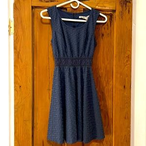 Simple Blue Casual Dress